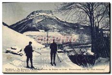 CPA Dauphine de Grenoble le Sappey en hiver Ski