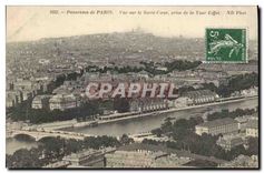 CPA Panorama de Paris Vue sur le Sacre Coeur 