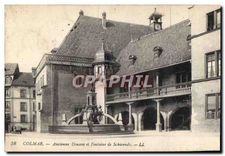CPA Colmar Ancienne Douane et Fontaine de Schwendi 