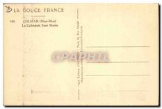 CPA Colmar Haut Rhin La Cathedrale Saint Martin 