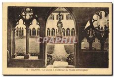 CPA Colmar Le Cloitre a l'Interieur du Musee Schoengauer 