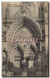 CPA Thann L'Eglise Vue du Grand Portail 