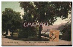 CPA Besancon Promenade Micaud 