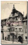 CPA Colmar Maison des Tetes 