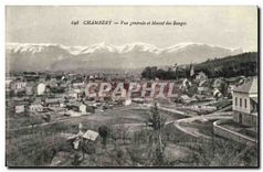 CPA Chambery vue generale et Massif des Bouges 