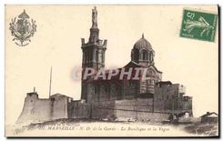 CPA Marseille N D de la Garde la Basilique et la Vigie 
