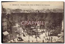 CPA Marseille Perspective des Allees de Meilhan et des Capucines 