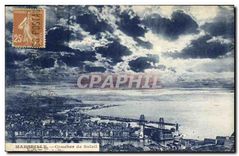 CPA Marseille Coucher de Soleil 
