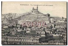 CPA Marseille vue generale de N D de la Garde 