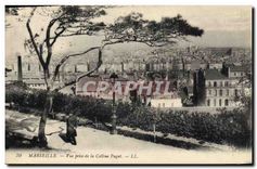 CPA Marseille vue prise de la Colline Puget 