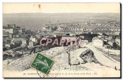 CPA Marseille Panorama pris de N D de la Garde Cote Nord 