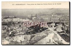 CPA Marseille vue prise du Haut de Notre Dame de la Garde 