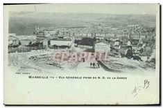 CPA Marseille vue generale prise de N D de la Garde 