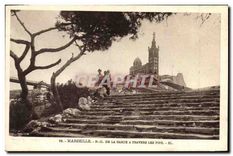 CPA Marseille N D de la Garde a travers les Pins 