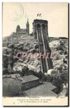 CPA Marseille Ascenseur de Notre Dame de la Garde 