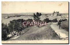 CPA Marseille vue sur la Joliette prise du Phare 