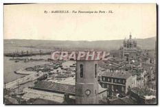 CPA Marseille vue panoramique des Ports 