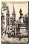 CPA Marseille Monument des Mobiles et l'eglise des Reformes 