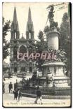 CPA Marseille Eglise des Reformes et monument des Mobiles 