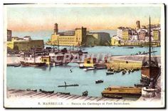 CPA Marseille Bassin du Carenage et Fort Saint Jean 