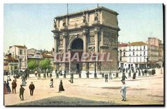 CPA Marseille Arc de Triomphe place d'Aix 