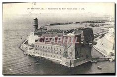 CPA Marseille Panorama du Fort Saint Jean 