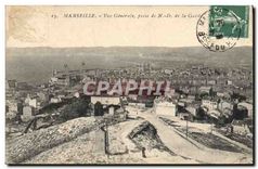 CPA Marseille vue generale prise de N D de la Garde 