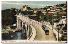 CPA Marseille le Pont de la Fausse Monnaie 