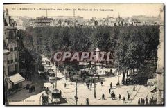 CPA Marseille Perspective des Allees de Meilhan et des Capucines 