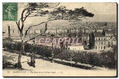 CPA Marseille vue prise de la Colline Puget 