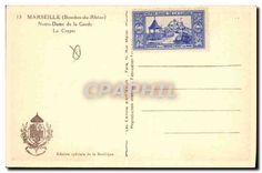 CPA Marseille Bouches du Rhone Notre Dame de la Garde la Crypte 
