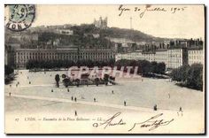 CPA Lyon Ensemble de la place Bellecour 