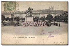 CPA Lyon Panorama de la Place Bellecour 