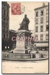 CPA Lyon La Statue d'Ampere 