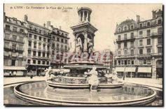 CPA Lyon Fontaine et la Place des Jacobins 
