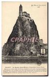 CPA Le Puy Haute Loire Le Rocher Saint Michel d'Aiguilhe aspect ouest 