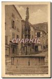 CPA Le Puy en Velay fontaine des Tables XV siecle 