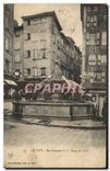 CPA Le Puy La Fontaine de la Place du Plot 