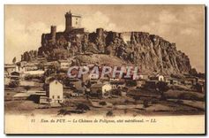 CPA Env du Puy Le Chateau de Polignac cote meridional 
