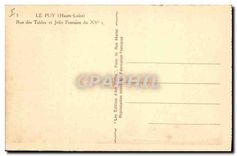 CPA Le Puy Houte Loire Rue des Tables et Jolie Fontaine