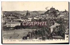 CPA Le Puy Vue generale prise du Rocher d'Espaly 