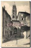 CPA Le Puy Montee de la Cathedrale Porche Grateloup