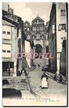 CPA Le Puy La Montee de la Cathedrale et la rue des Tables 