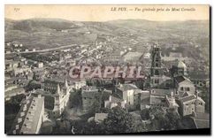 CPA Le Puy Vue generale prise du Mont Corneille 