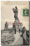 CPA Le Puy Statue Colossale de Notre Dame de France 
