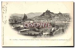 CPA Le Puy Vue generale prise du Rocher d'Espaly Vallee de la Borne et perspective du Mont Brunelet