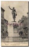 CPA Le Puy Statue du General Lafayette 