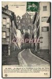 CPA Le Puy La Montee de la Cathedrale et la Rue des Tables