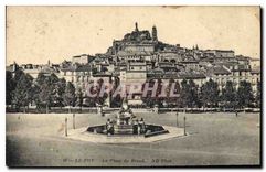 CPA Le Puy La Place du Breuil 