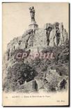 CPA Le Puy Statue de Notre Dame de France 
